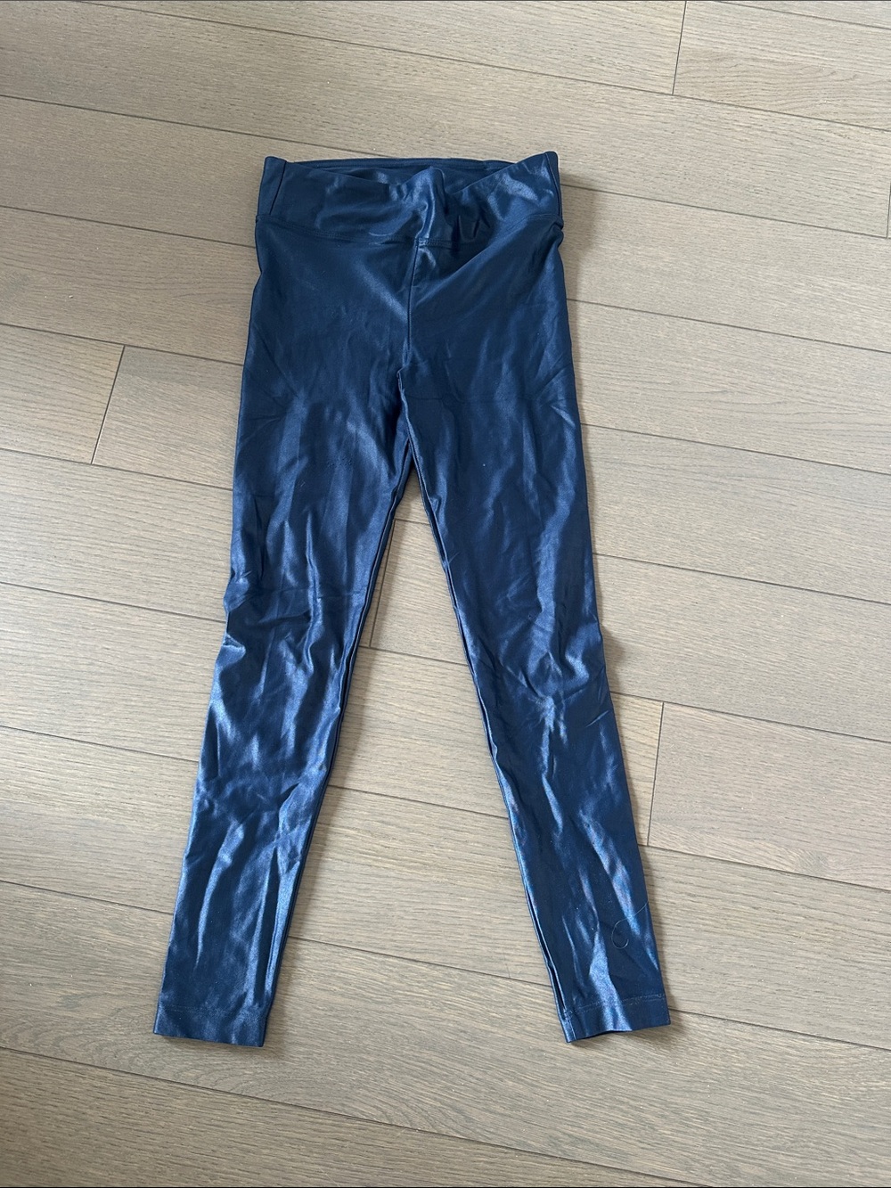 Koral Navy Blue Shiny Leggings